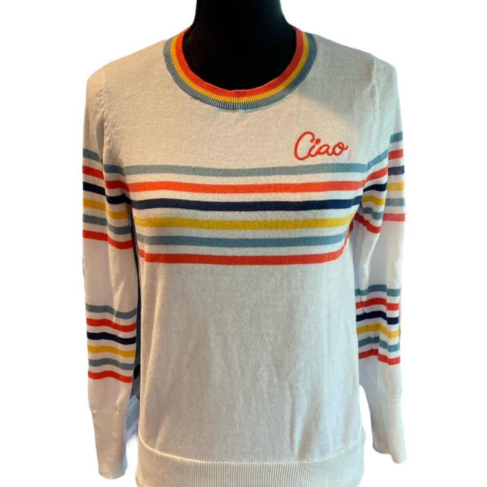 Time & Tru Women’s Ciao Striped Sweater